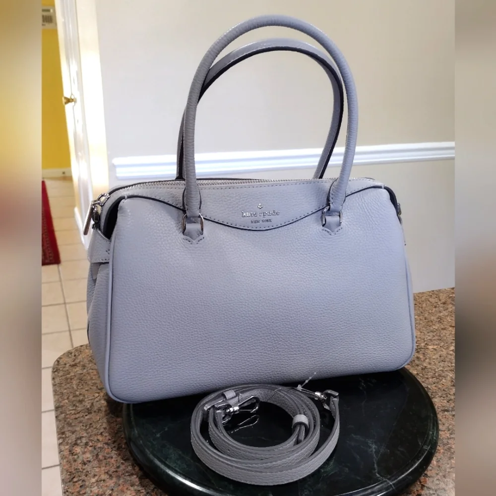 NWT Kate Spade Mimi Satchel Grey , silver